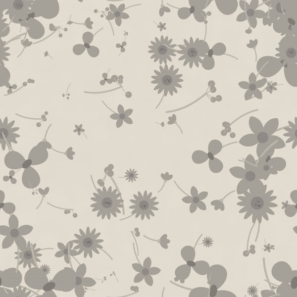 Warm Linen Floral – Fabric Repeat Pattern Digital Download