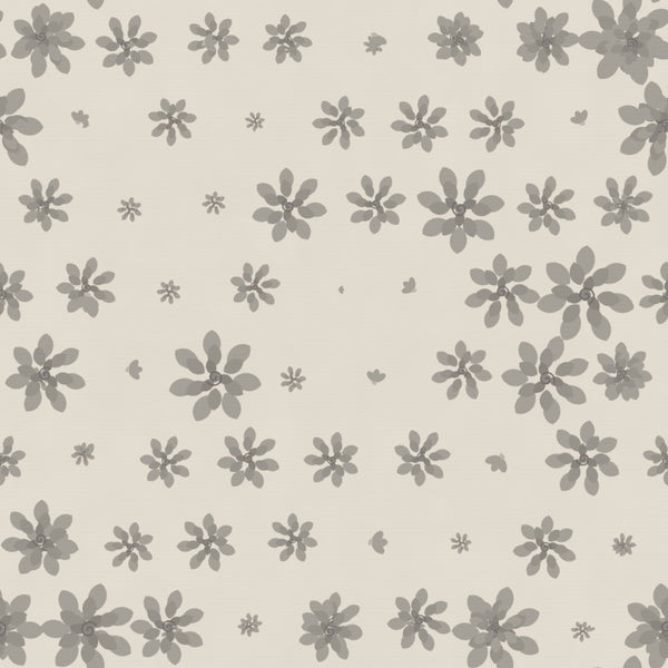 Warm Linen Floral – Fabric Repeat Pattern Digital Download