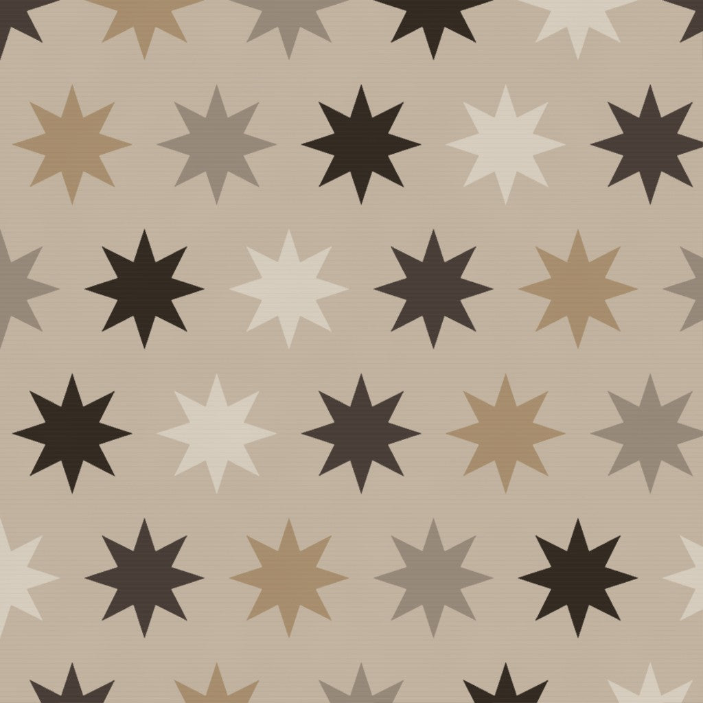 Warm Platinum Moroccan Tile – Surface Pattern for Fabric Design