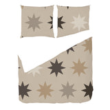 Warm Platinum Moroccan Tile – Surface Pattern for Fabric Design — Duvet & Pillows