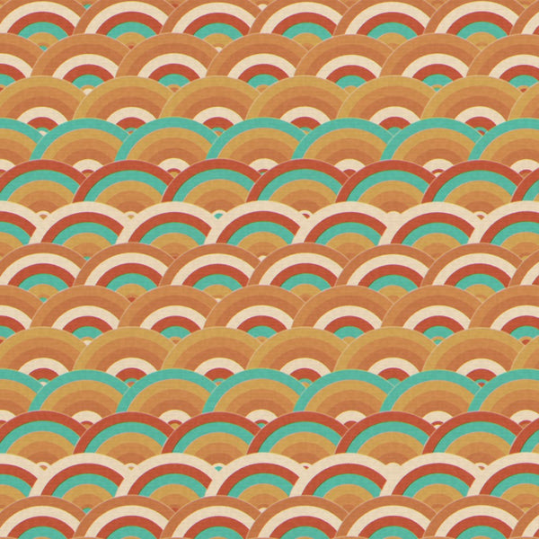 Warm Sunset Ankara – Surface Pattern for Fabric Design