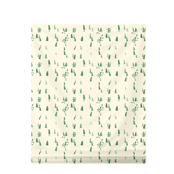 Warm Sunset Botanical – Fabric Repeat Pattern Digital Download — Draped Fabric on Shiplap
