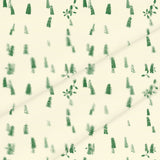 Warm Sunset Botanical – Fabric Repeat Pattern Digital Download — Cotton Fabric Swatch