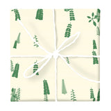 Warm Sunset Botanical – Fabric Repeat Pattern Digital Download — Wrapped Gift Box