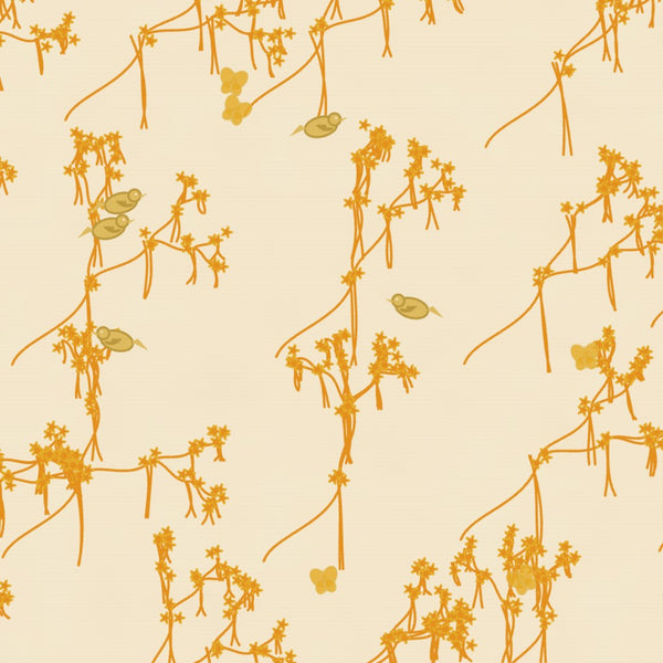 Warm Sunset Chinoiserie – Seamless Pattern for Fabric & Wallpaper