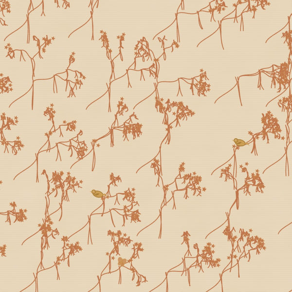 Warm Sunset Chinoiserie – Seamless Pattern for Fabric & Wallpaper