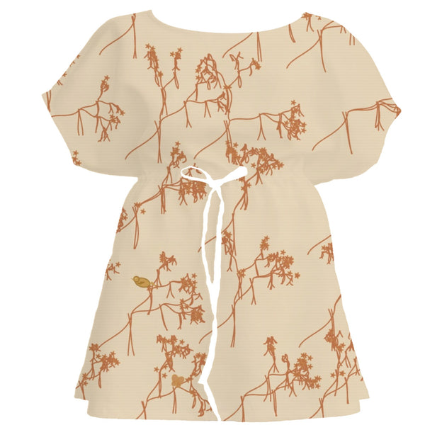 Warm Sunset Chinoiserie – Seamless Pattern for Fabric & Wallpaper — Women's Dress