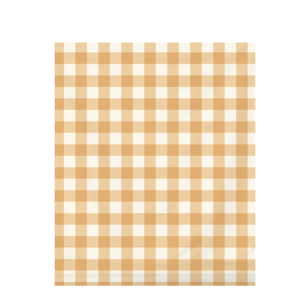 Warm Sunset Gingham Check – Fabric Repeat Pattern Digital Download — Draped Fabric on Shiplap