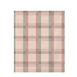 Warm Sunset Tartan Plaid – Surface Pattern for Fabric Design — Draped Fabric on Shiplap