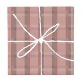 Warm Sunset Tartan Plaid – Surface Pattern for Fabric Design — Wrapped Gift Box