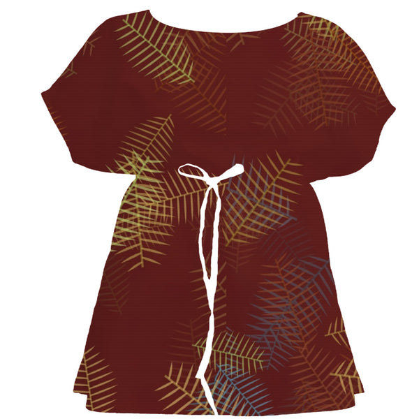 Warm Sunset Tropical – Surface Pattern for Fabric Design — Women's Dress